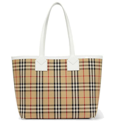 fake burberry london bag|burberry checked canvas tote bag.